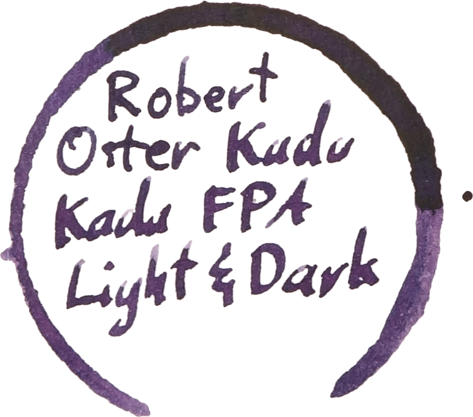 Ink Review: Robert Oster Signature Inks Kada Kada FPA Light & Dark