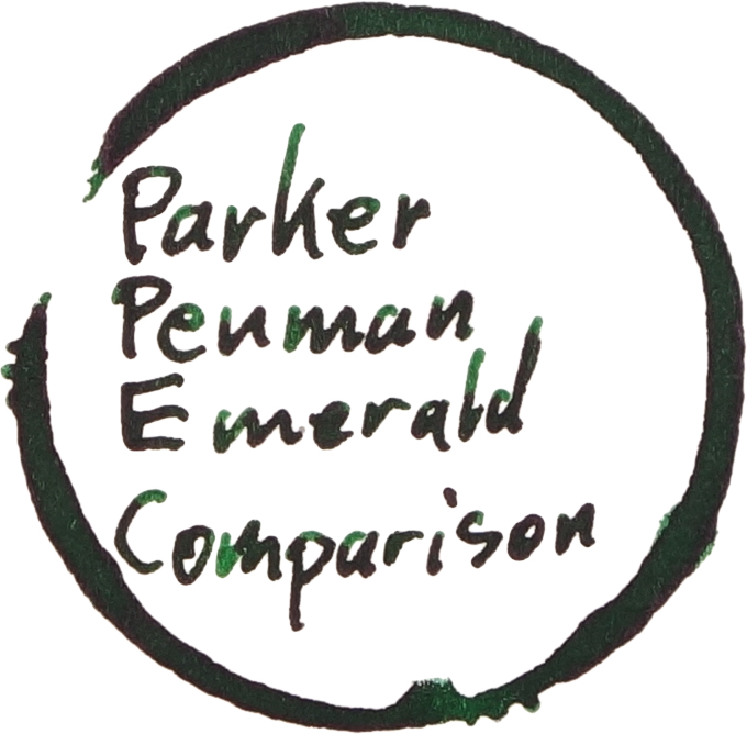 Ink Comparison: Parker Penman Emerald