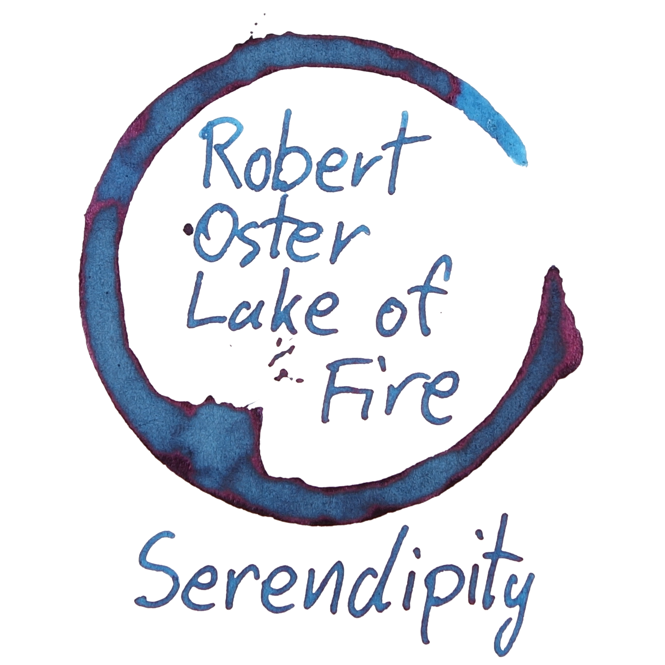 Pen & Ink Review: Robert Oster + James Finniss Serendipity ✑ Robert Oster Lake of Fire